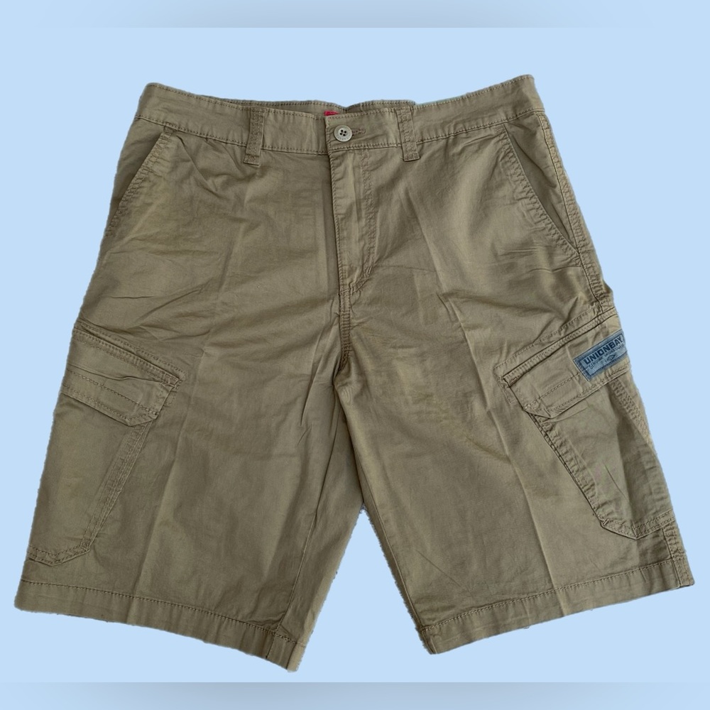 NWT Men’s Union Bay Genuine Sportswear Tan Shorts Size 34